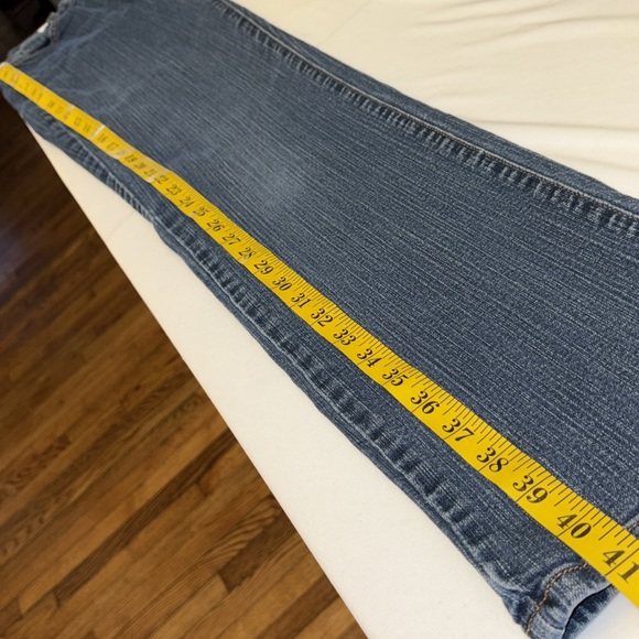 Not Your Daughter’s Jeans jeans straight leg bottom/zip 5 pockets high rise Sz 8 - Picture 2 of 9